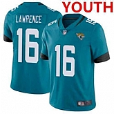 Youth Jacksonville Jaguars #16 Trevor Lawrence 2021 Teal Vapor Untouchable Limited Stitched Jersey Dzhi,baseball caps,new era cap wholesale,wholesale hats